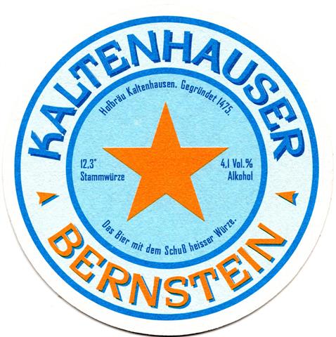 hallein s-a kalten rund 2a (215-bernstein-m stern-blaurot) 